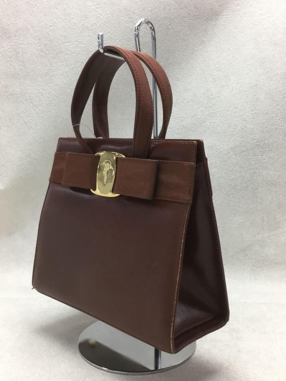 Salvatore Ferragamo Brown Handbag Leather Brown